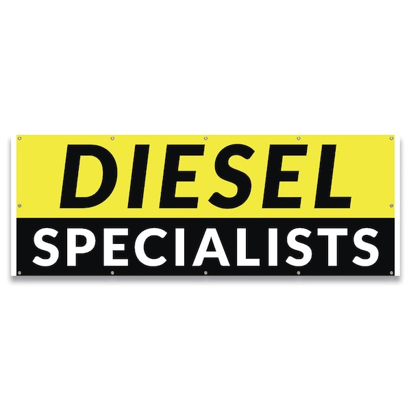 Diesel Specialists Banner Concession Stand Food Truck Single Sided